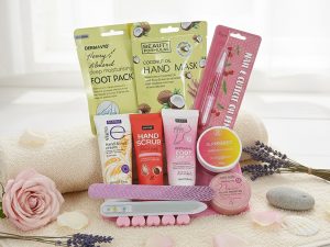 Pampering foot and hand care products